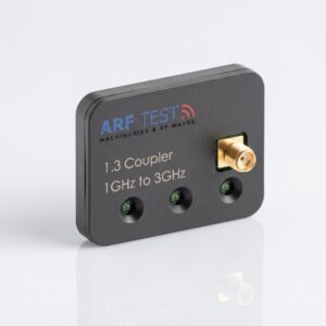 Main banner prensenting close field antenna coupler for wifi and bluetooth from 1GHz to 3GHz radiofrequency test and qualification