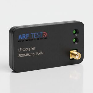 Main banner presenting low frequency close field antenna coupler for RF test and qualifications